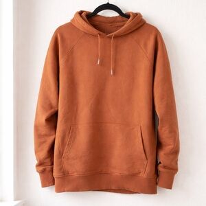 all in motion Men's Hooded Pullover Sweatshirt - Rust Orange